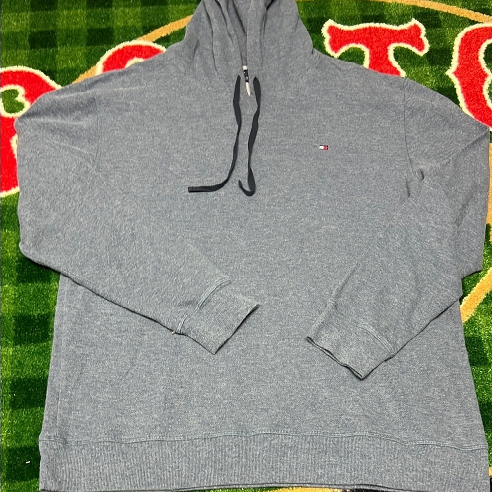 Tommy Hilfiger Mens Hoodie Size Extra Large Thin Knit Shirt